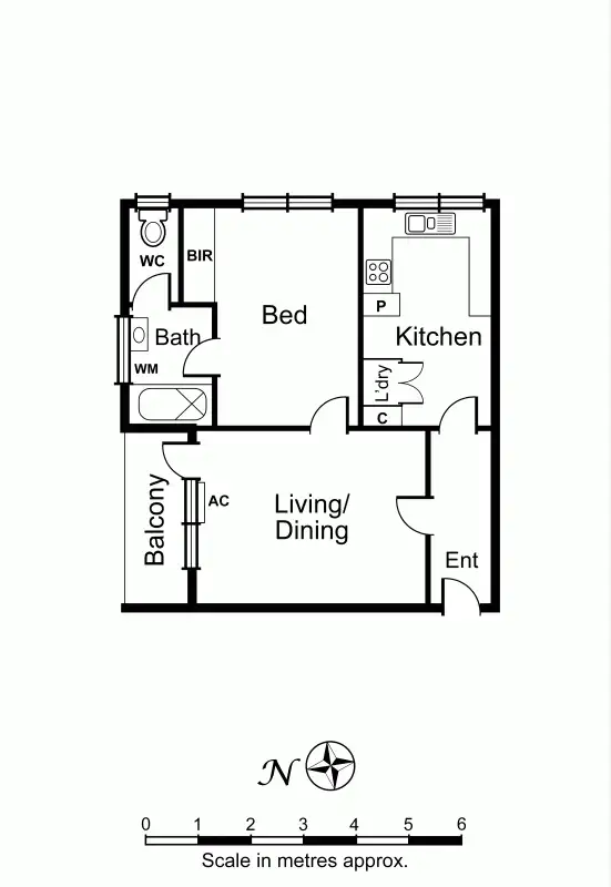 Floorplan of Homely apartment listing, 4/37 Tranmere Avenue, Carnegie VIC 3163