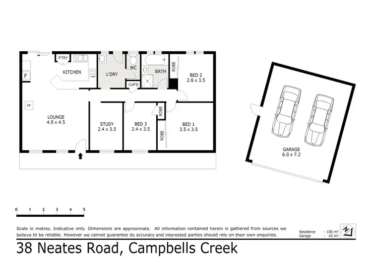 Floorplan of Homely house listing, 38 Neates Road, Campbells Creek VIC 3451