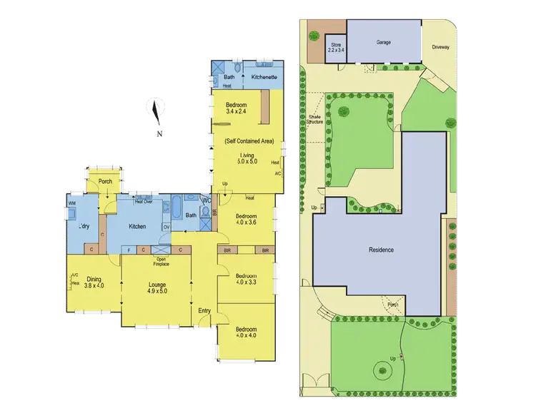 Floorplan of Homely house listing, 49 Calder Street, Manifold Heights VIC 3218
