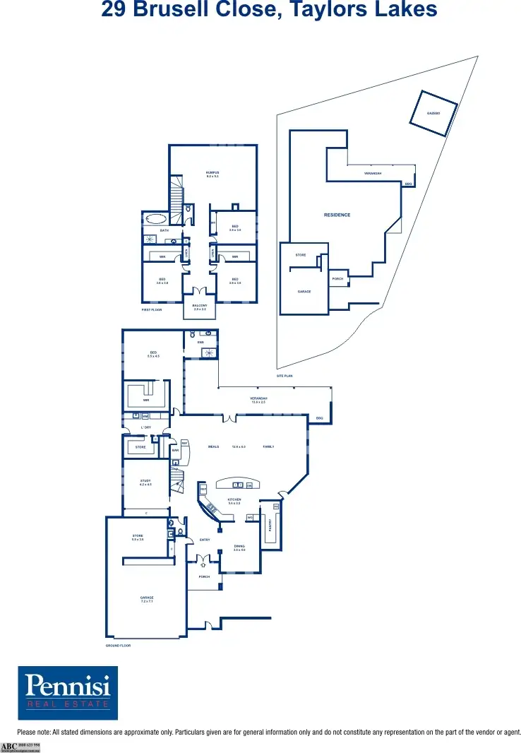 Floorplan of Homely house listing, 29 Brusell Close, Taylors Lakes VIC 3038