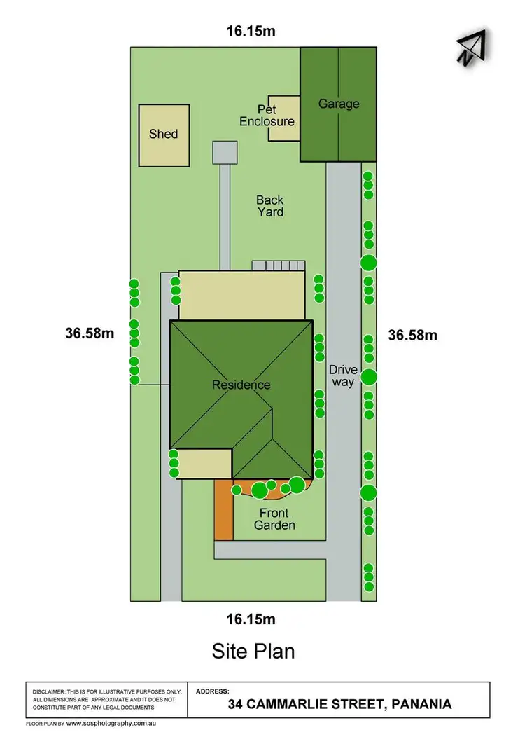 Floorplan of Homely house listing, 34 Cammarlie Street, Panania NSW 2213