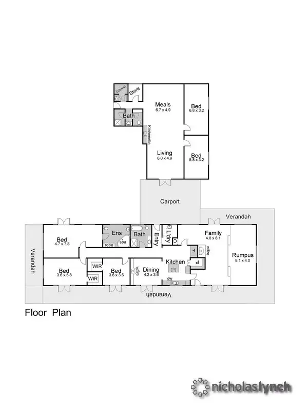 Floorplan of Homely house listing, 383 Coolart Road, Somerville VIC 3912