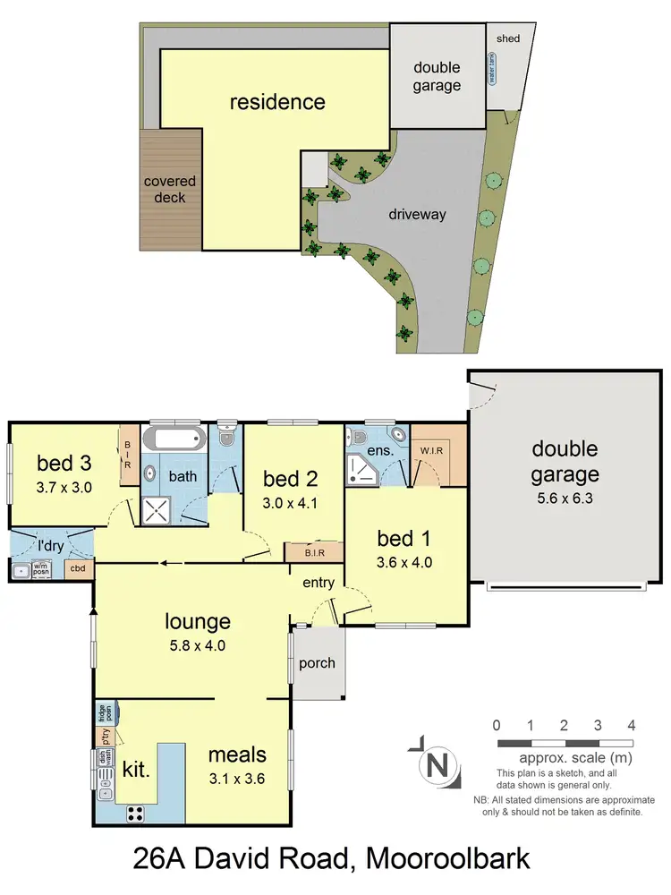 Floorplan of Homely house listing, 26a David Drive, Mooroolbark VIC 3138