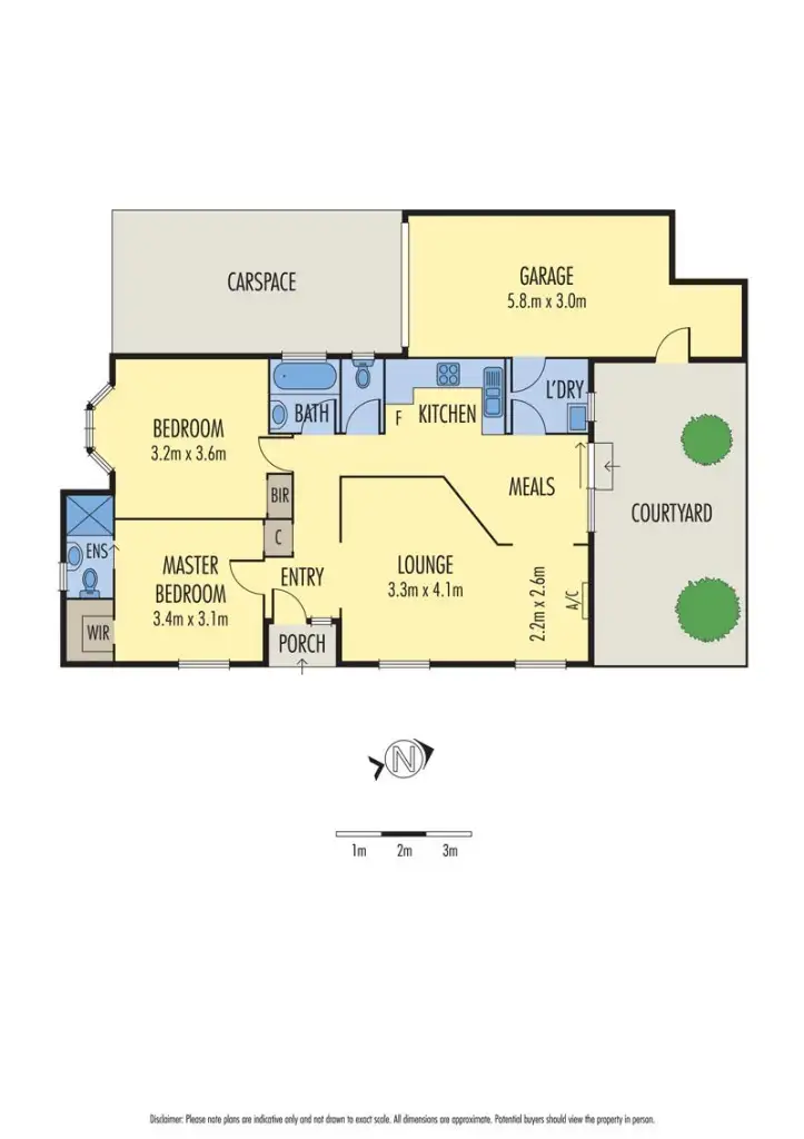 Floorplan of Homely unit listing, 1/11 Barcelona Street, Box Hill VIC 3128