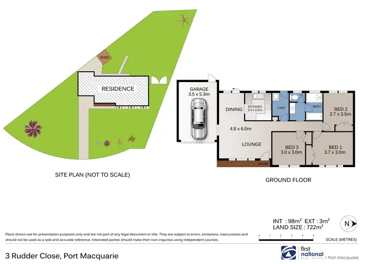 Floorplan of Homely house listing, 3 Rudder Close, Port Macquarie NSW 2444