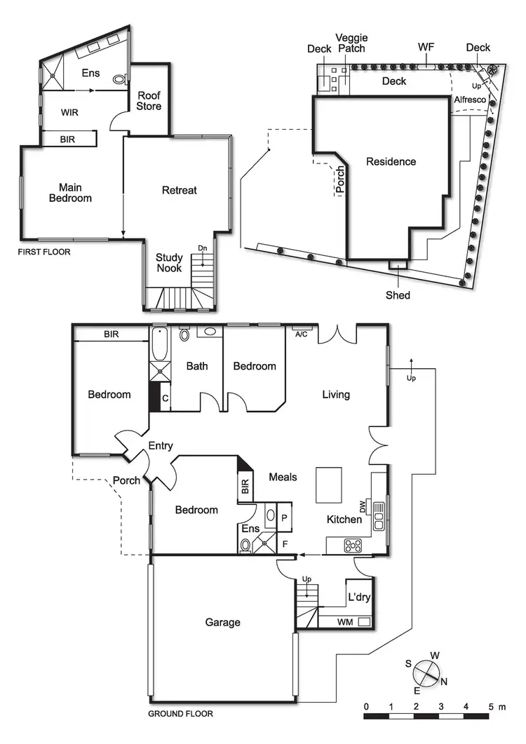 Floorplan of Homely townhouse listing, 27B Toolambool Road, Carnegie VIC 3163