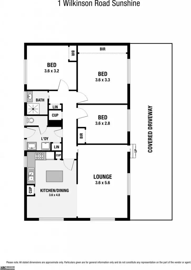 Floorplan of Homely house listing, 1 Wilkinson Road, Sunshine VIC 3020