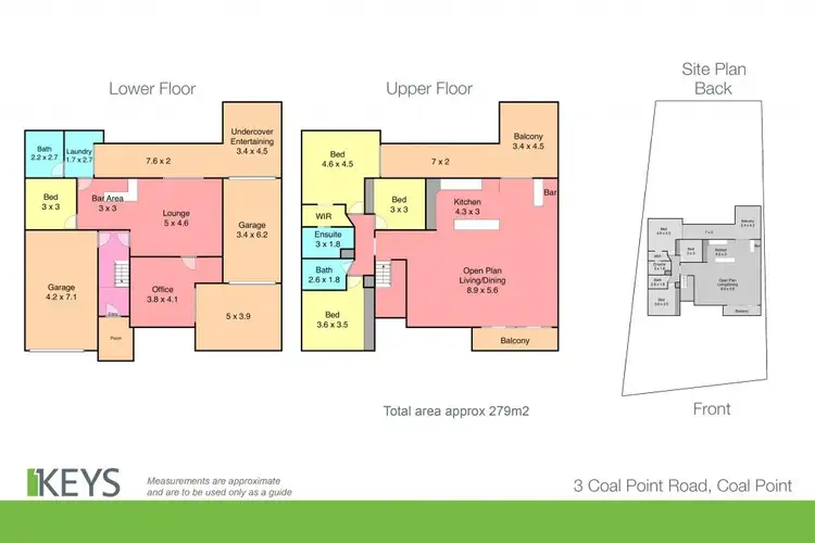 Floorplan of Homely house listing, 3 Coal Point Road, Coal Point NSW 2283