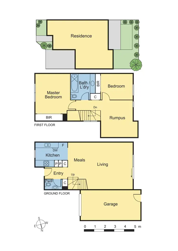 Floorplan of Homely townhouse listing, 5/521 Greensborough Road, Greensborough VIC 3088