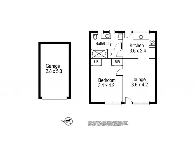Floorplan of Homely apartment listing, 2/14A Myrtle Grove, Preston VIC 3072