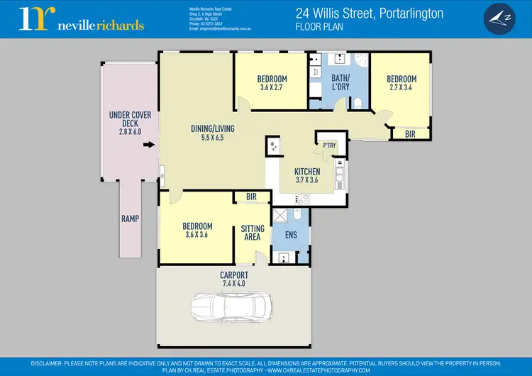 Floorplan of Homely house listing, 24 Willis Street, Portarlington VIC 3223