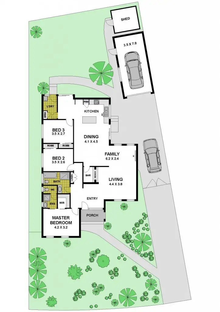 Floorplan of Homely house listing, 26 Barrington Crescent, Gladstone Park VIC 3043