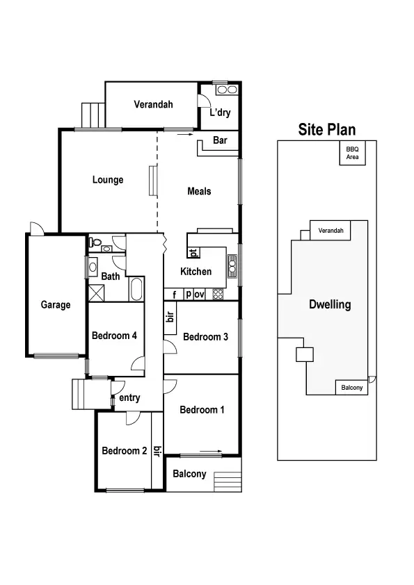 Floorplan of Homely house listing, 39 Harbury Street, Reservoir VIC 3073