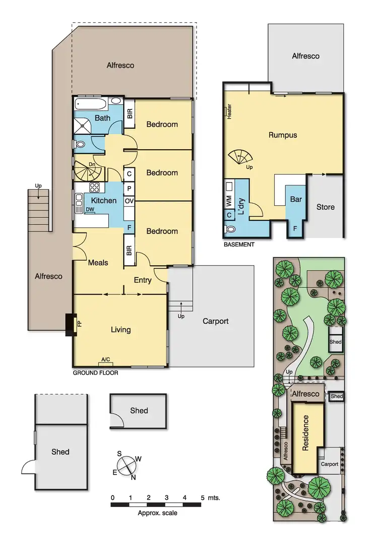 Floorplan of Homely house listing, 42 Cressy Street, Montmorency VIC 3094