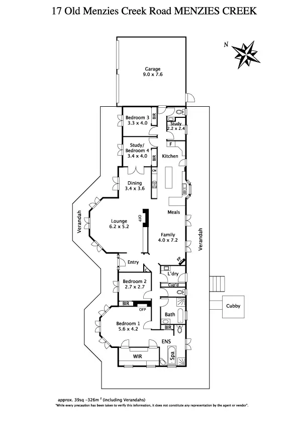 Floorplan of Homely house listing, 17 Old Menzies Creek Road, Menzies Creek VIC 3159
