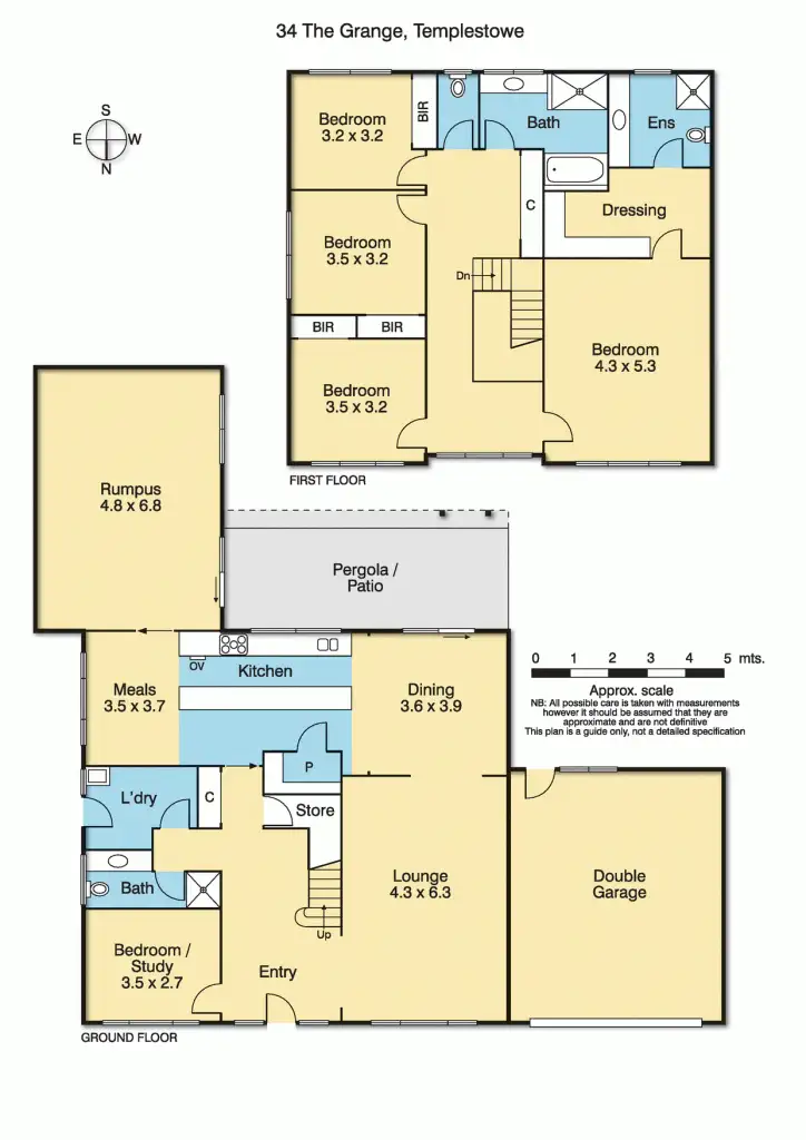 Floorplan of Homely house listing, 34 The Grange, Templestowe VIC 3106
