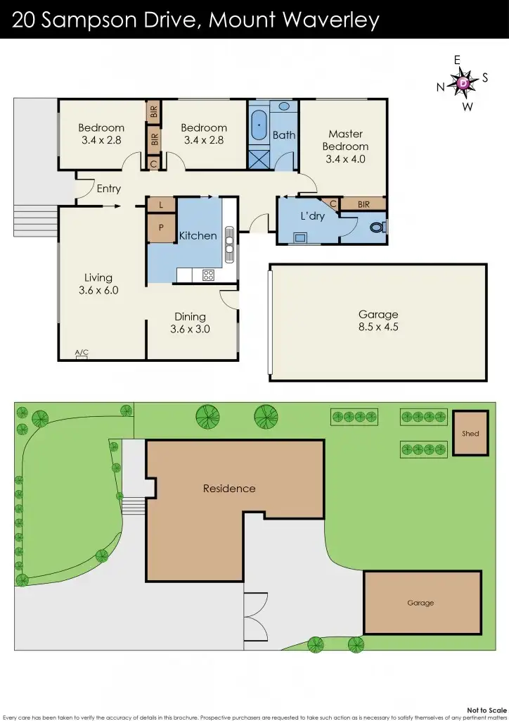 Floorplan of Homely house listing, 20 Sampson Drive, Mount Waverley VIC 3149