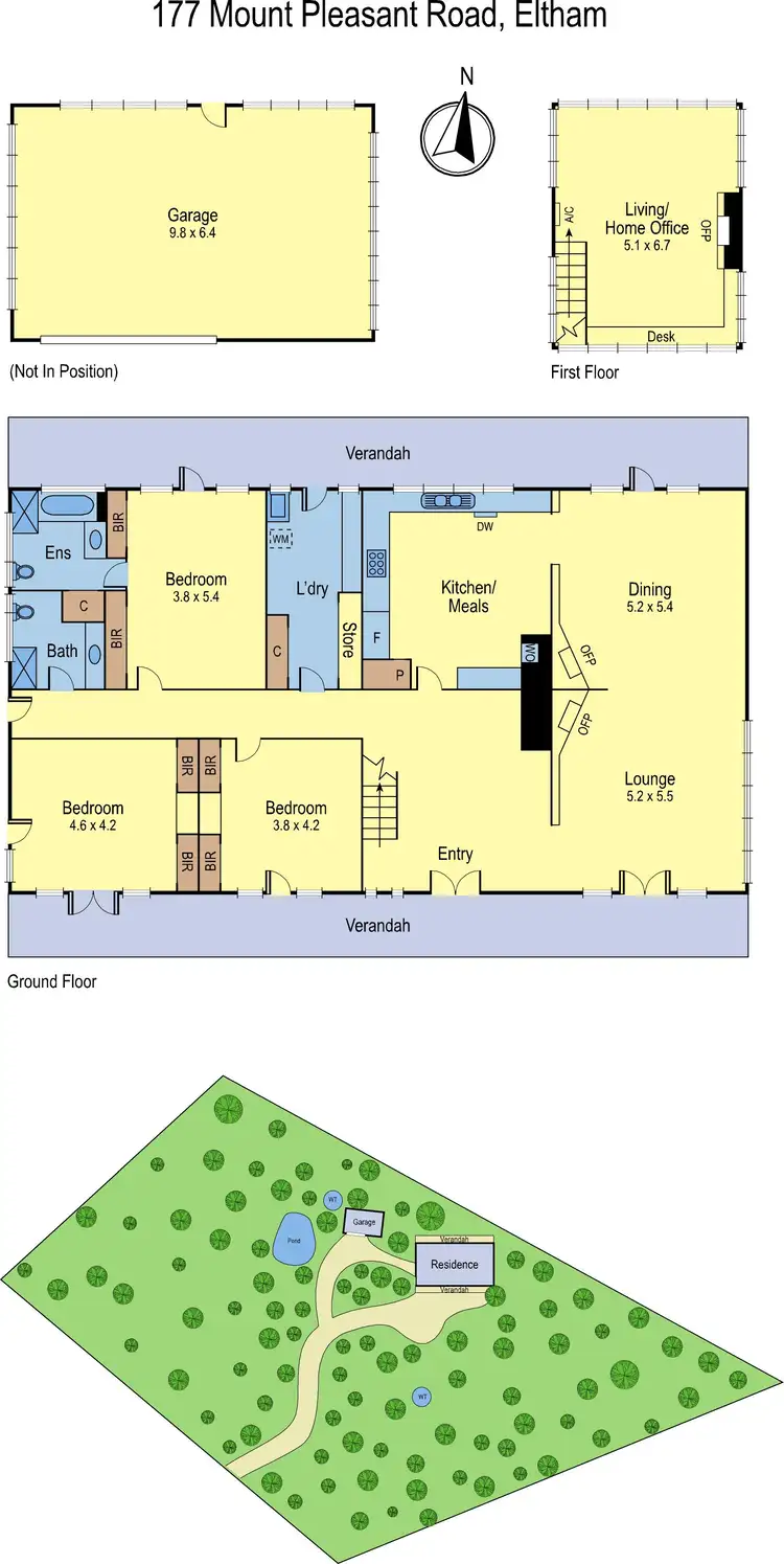 Floorplan of Homely house listing, 177 Mount Pleasant Road, Eltham VIC 3095