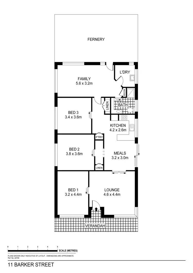 Floorplan of Homely house listing, 10 Barker St, California Gully VIC 3556