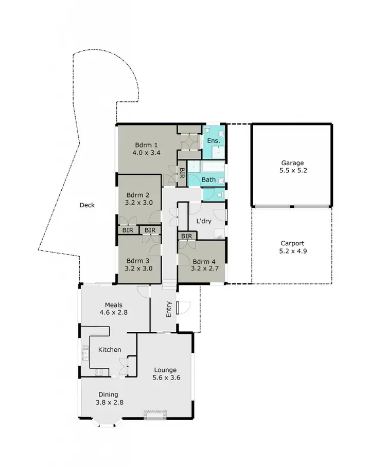 Floorplan of Homely house listing, 113 Whitehorse Road, Mount Clear VIC 3350