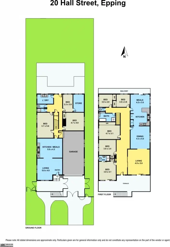 Floorplan of Homely house listing, 20 Hall Street, Epping VIC 3076
