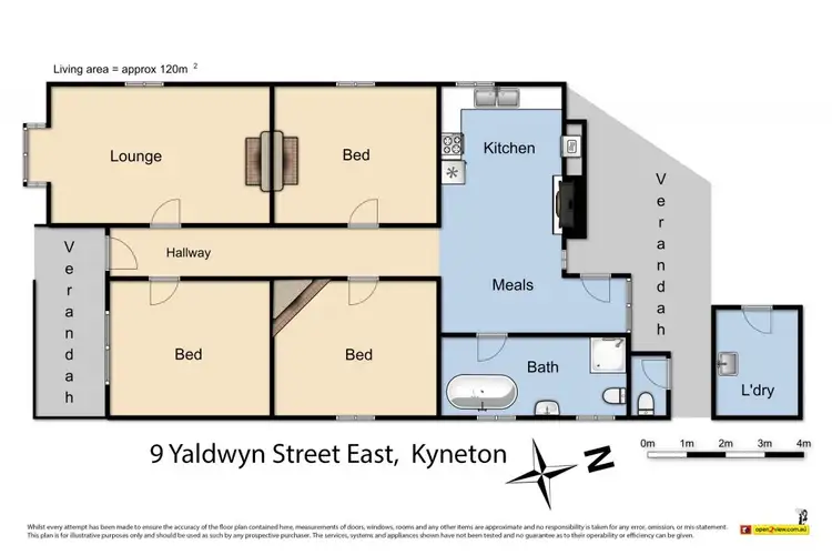Floorplan of Homely house listing, 9 Yaldwyn Street East, Kyneton VIC 3444