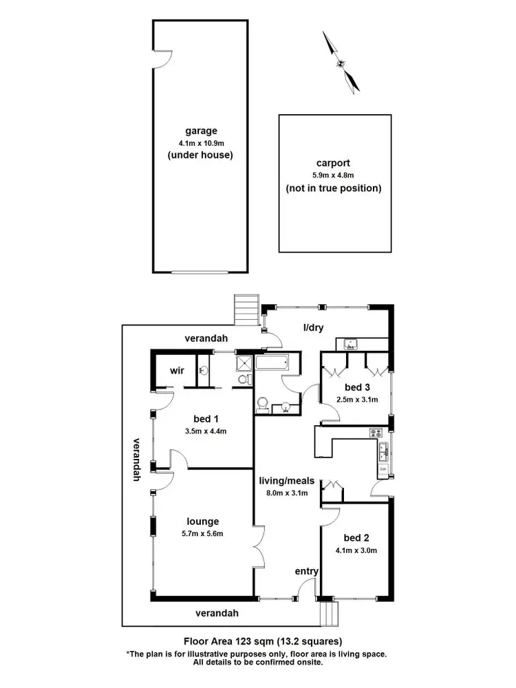Floorplan of Homely house listing, 76 Ferres Road, Emerald VIC 3782
