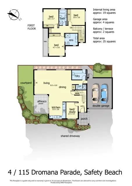 Floorplan of Homely house listing, 4/115 Dromana Parade, Safety Beach VIC 3936