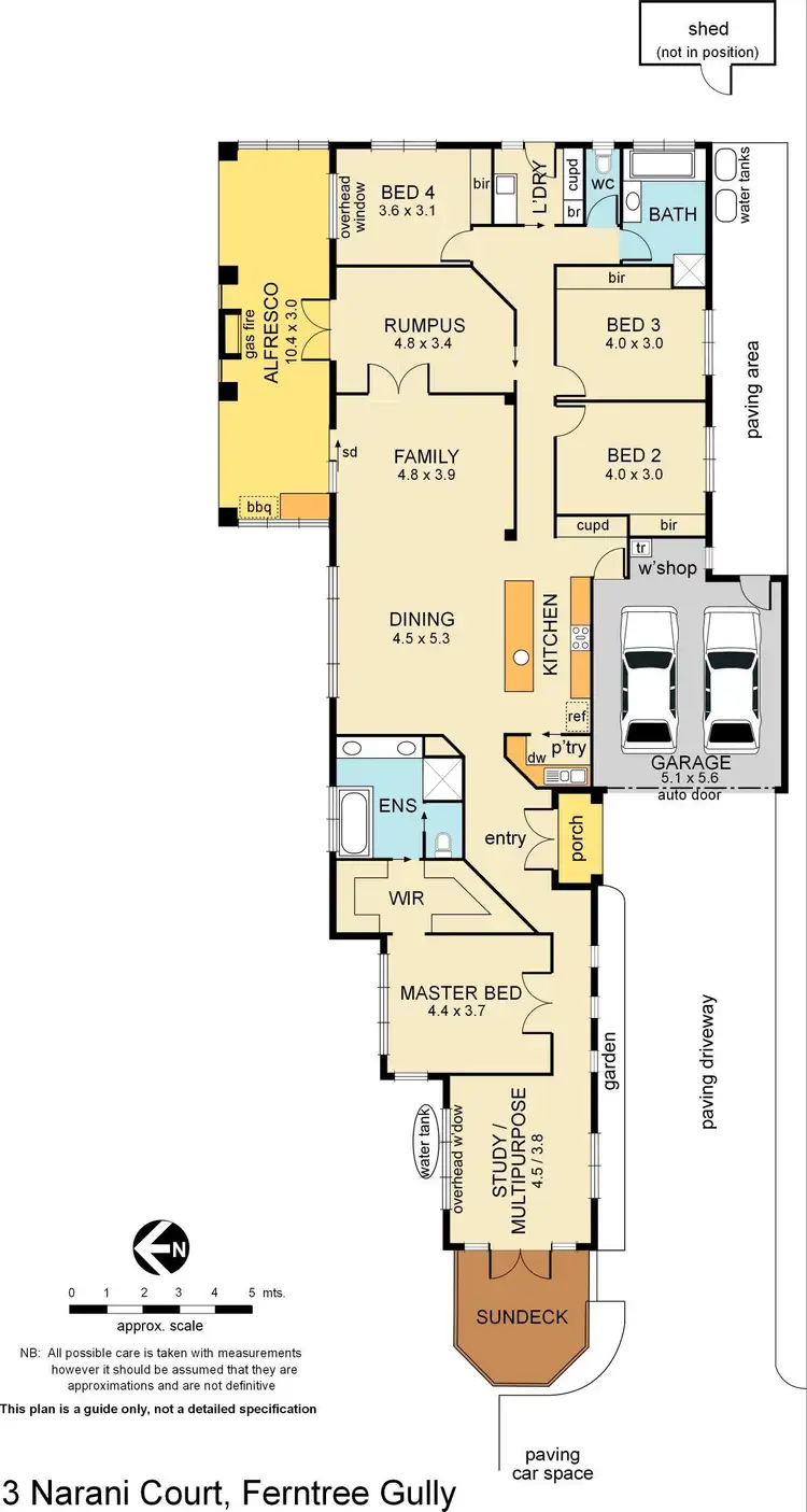 Floorplan of Homely house listing, 3 Narani Court, Ferntree Gully VIC 3156