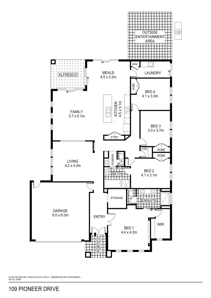 Floorplan of Homely house listing, 109 Pioneer Drive, Maiden Gully VIC 3551