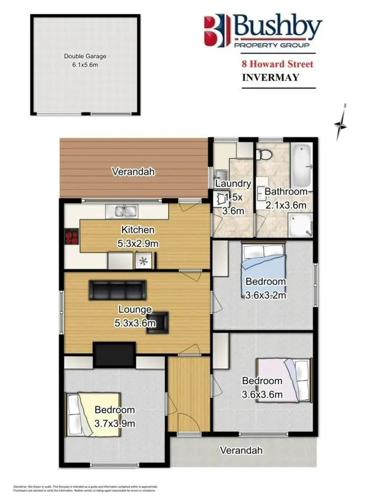 Floorplan of Homely house listing, 8 Howard Street, Invermay TAS 7248