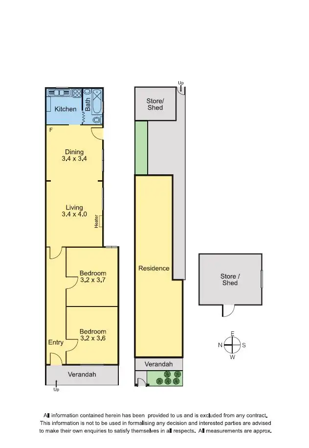 Floorplan of Homely house listing, 11 Pridham Street, Kensington VIC 3031