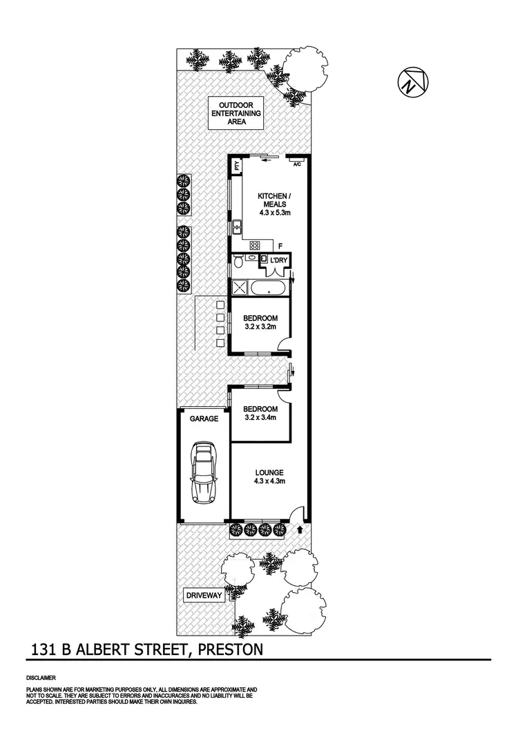 Floorplan of Homely house listing, 131B Albert Street, Preston VIC 3072