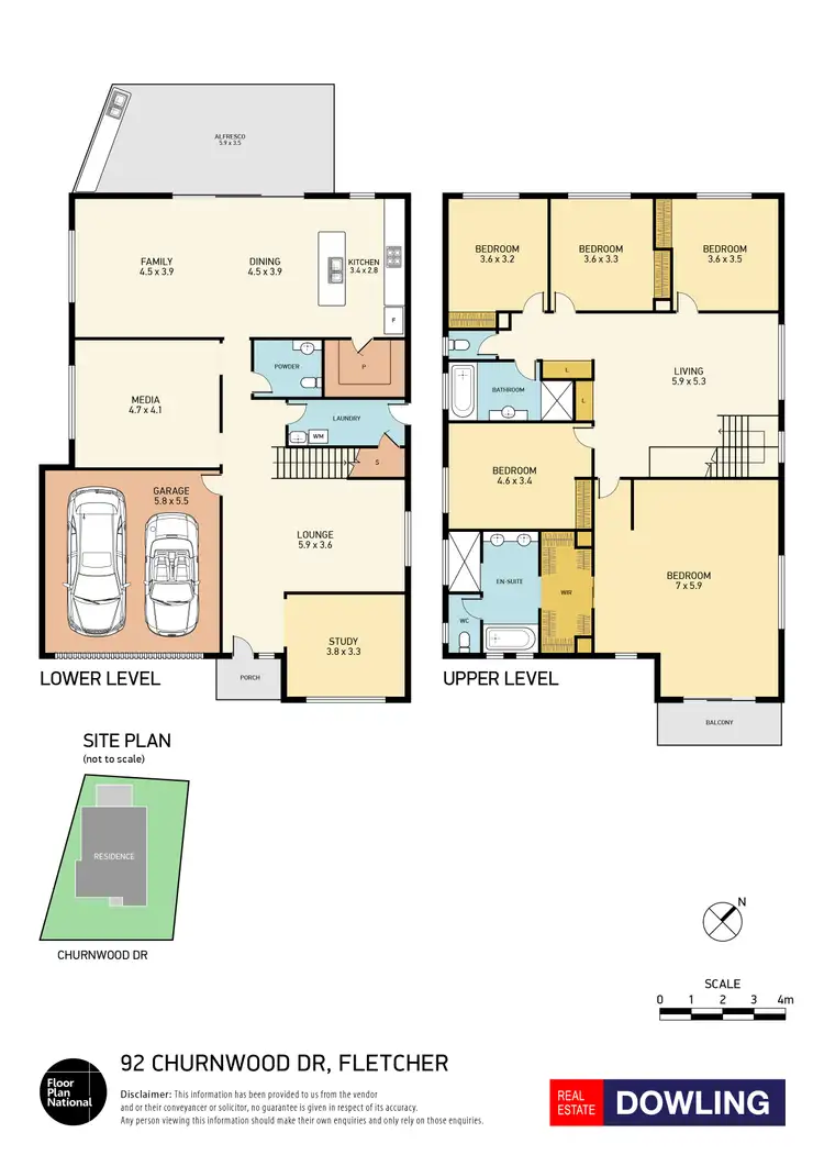 Floorplan of Homely house listing, 92 Churnwood Drive, Fletcher NSW 2287