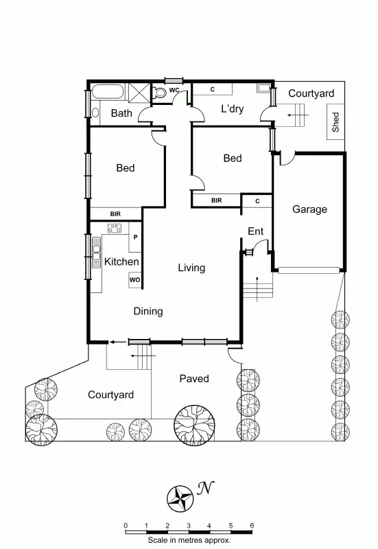 Floorplan of Homely unit listing, 5/41 Mimosa Road, Carnegie VIC 3163