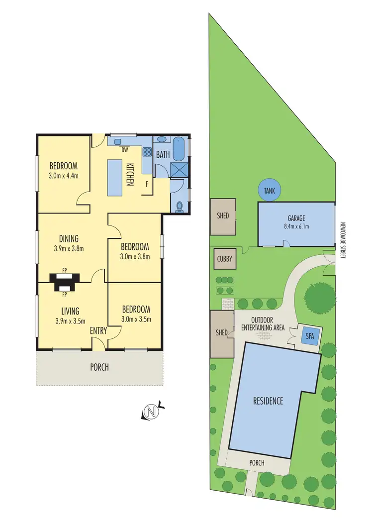 Floorplan of Homely house listing, 73 High Street, Drysdale VIC 3222