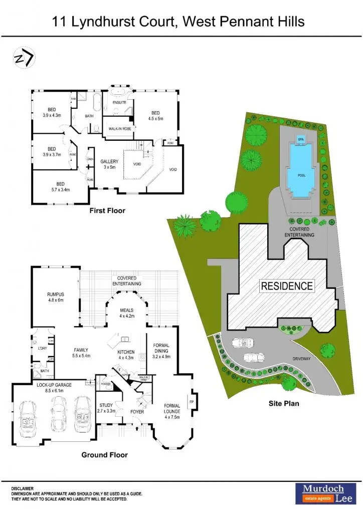 Floorplan of Homely house listing, 11 Lyndhurst Court, West Pennant Hills NSW 2125