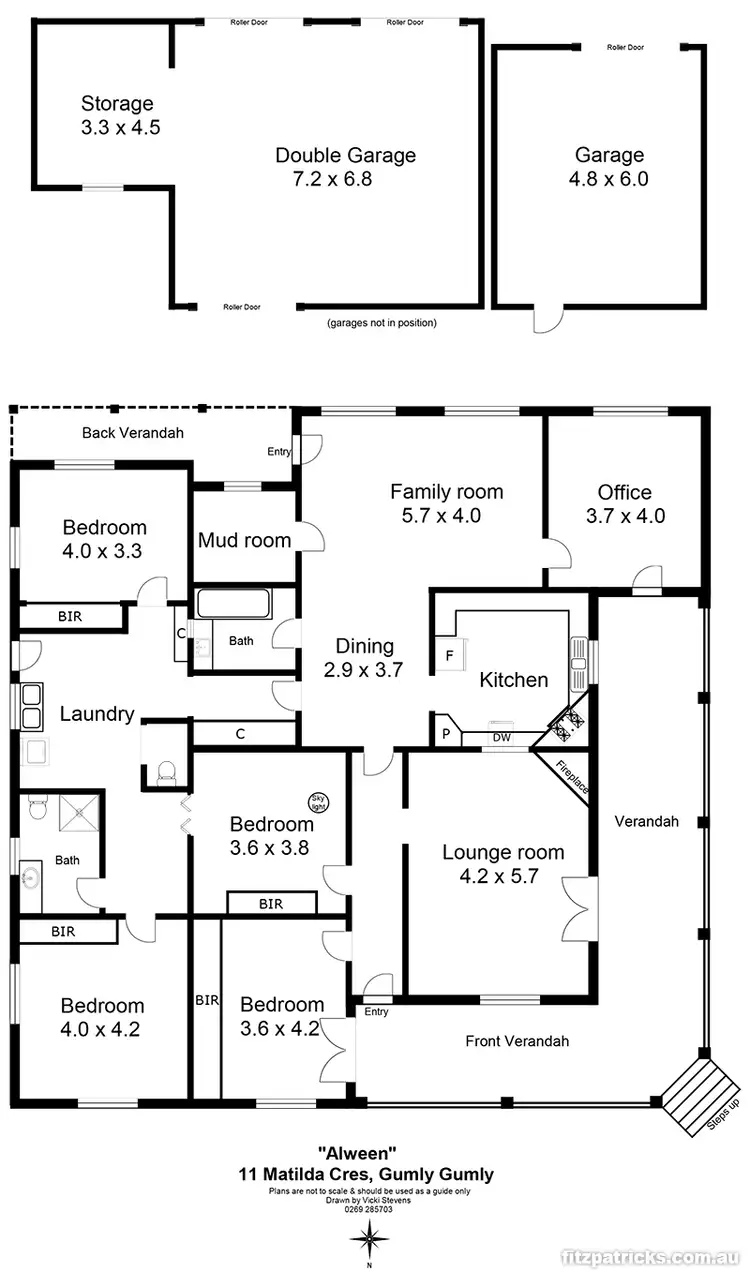 Floorplan of Homely house listing, 11 Matilda Crescent, Gumly Gumly NSW 2652