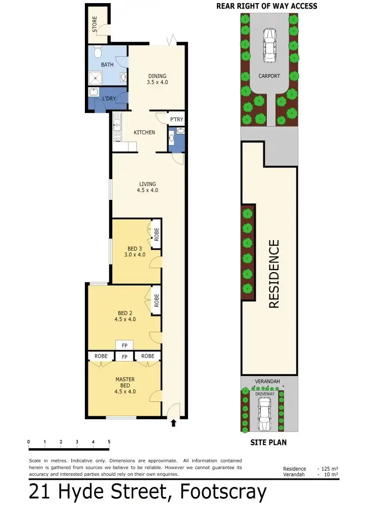 Floorplan of Homely house listing, 21 Hyde Street, Footscray VIC 3011