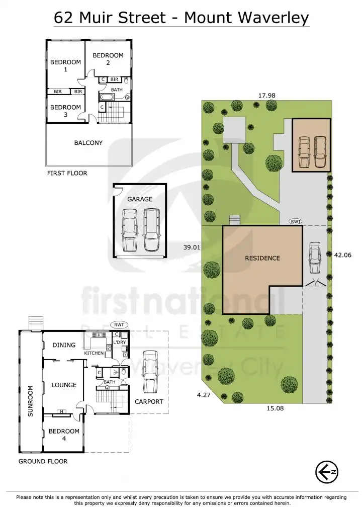 Floorplan of Homely house listing, 62 Muir Street, Mount Waverley VIC 3149