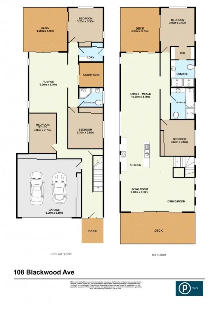 Floorplan of Homely house listing, 108 Blackwood Avenue, Morningside QLD 4170