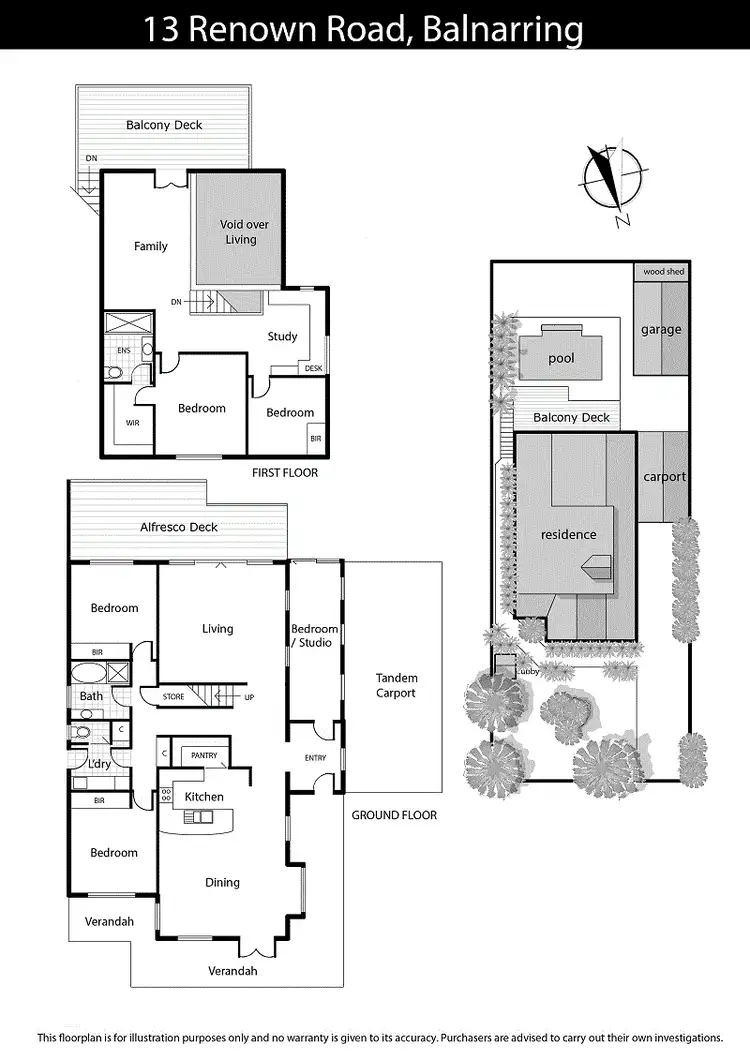 Floorplan of Homely house listing, 13 Renown Road, Balnarring VIC 3926