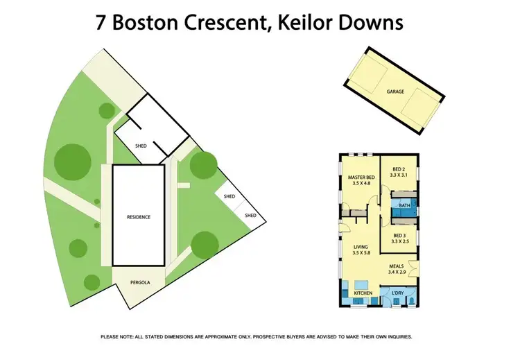 Floorplan of Homely house listing, 7 Boston Crescent, Keilor Downs VIC 3038