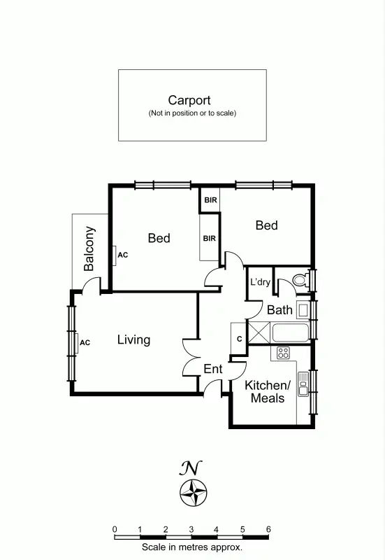 Floorplan of Homely apartment listing, 4/18-20 St Georges Road, Armadale VIC 3143