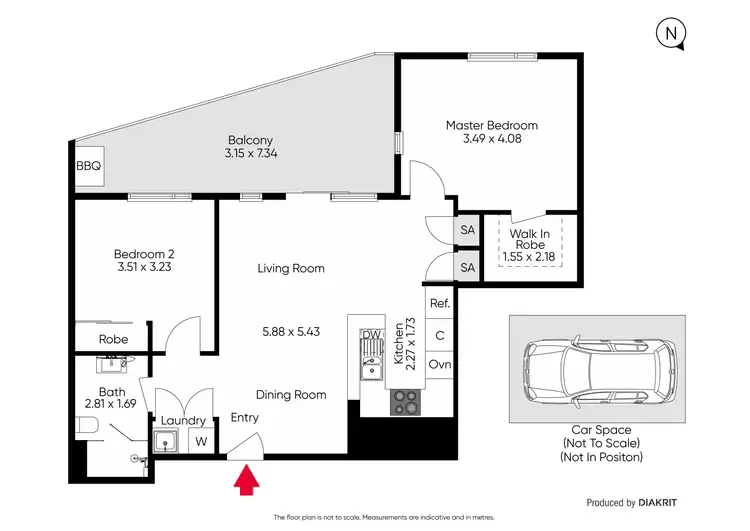 Floorplan of Homely apartment listing, 7/4 Seisman Place, Port Melbourne VIC 3207