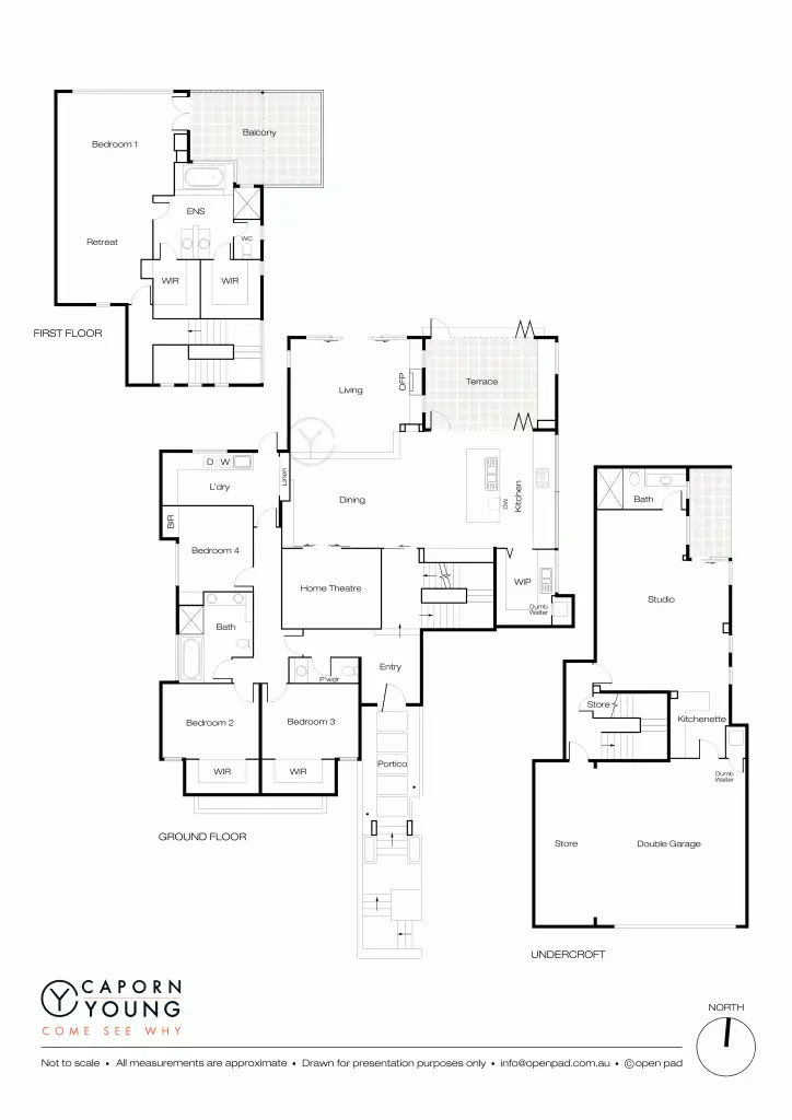 Floorplan of Homely house listing, 14 Boscastle Avenue, City Beach WA 6015