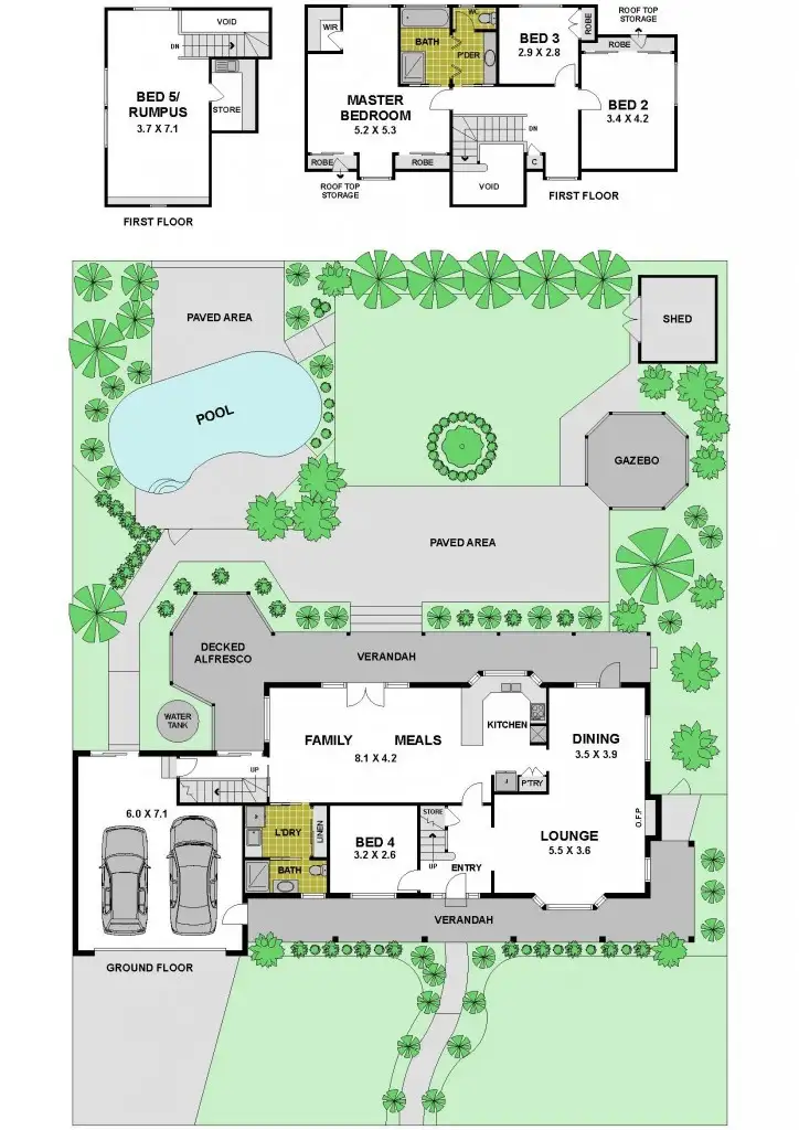 Floorplan of Homely house listing, 140 Normanby Drive, Greenvale VIC 3059