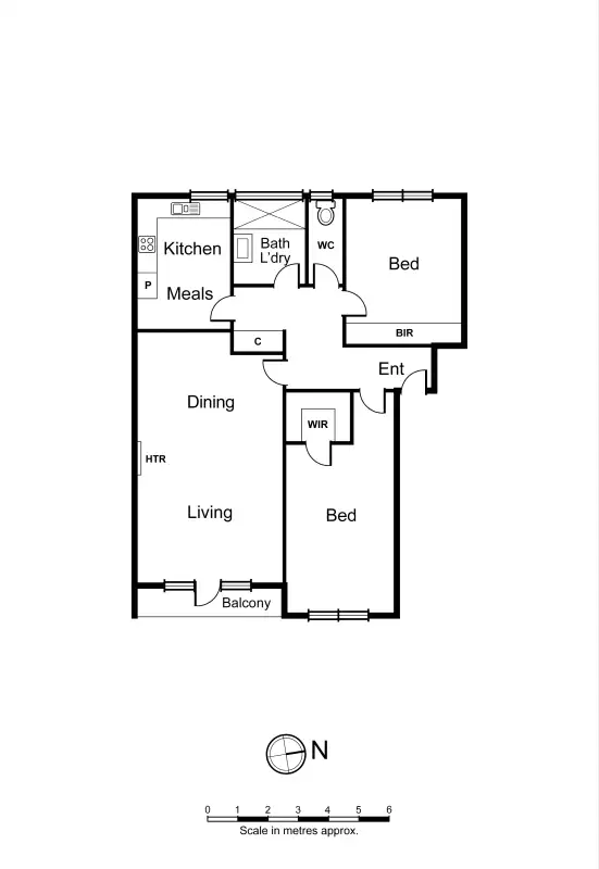 Floorplan of Homely apartment listing, 8/3-5 Acre Place, Malvern VIC 3144