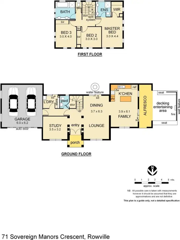 Floorplan of Homely house listing, 71 Sovereign Manors Crescent, Rowville VIC 3178