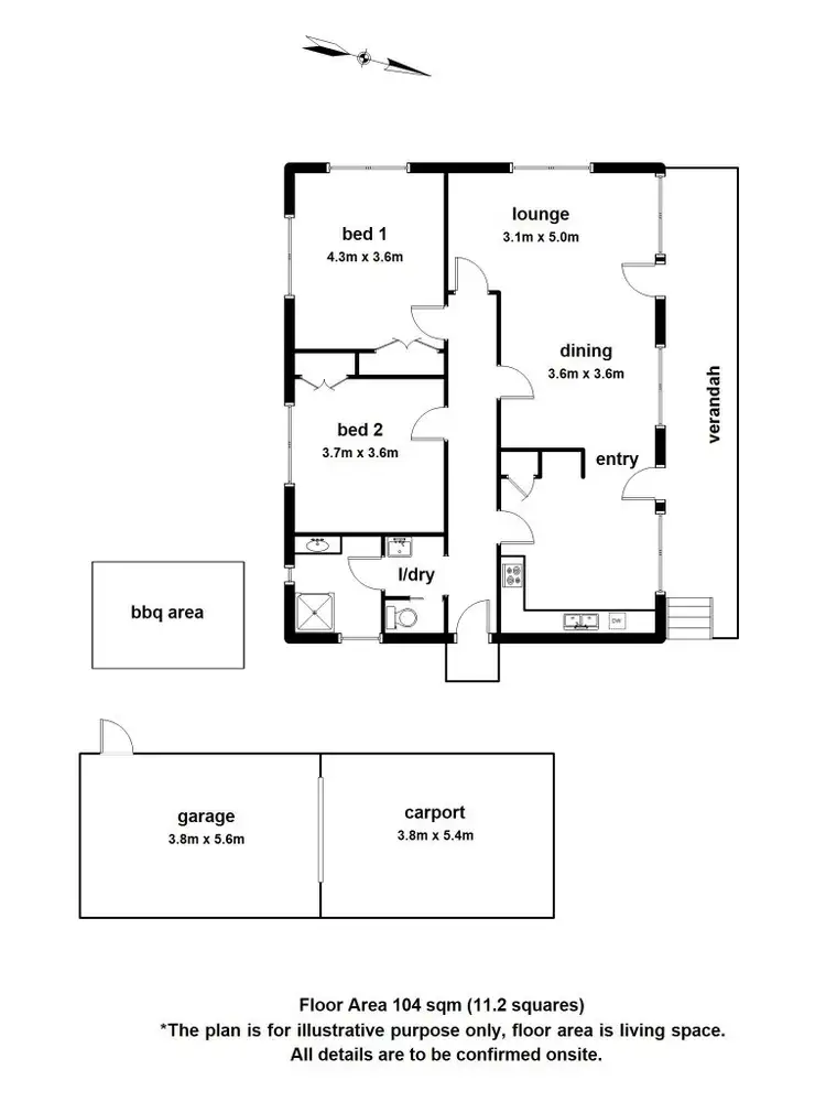 Floorplan of Homely house listing, 6 Clifford Grove, Healesville VIC 3777